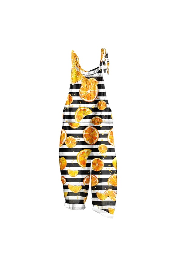 Cargo Pants for Women Plus Size Easter Print Sleeveless Two Pocket Casual Overalls Jumpsuit Jumpsuit Pants (Regular & Plus Size) S-5XL