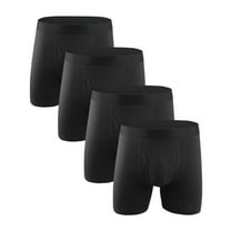 Kmdttou Clearance Under 10$! 4PCS Men's Underwear Comfortable Breathable Close-fitting Underwear Boxers (Size:S-2XL)