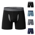 thumbnail image 1 of Kmdttou Clearance Under 10$! Men's Plus Size Underwear Comfortable Breathable Close-fitting Underwear Boxers (Size:M-XL), 1 of 6