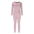 thumbnail image 1 of Kmdttou Clearance Under 10$! Women's Women's Fall And Winter New Solid Color Underwear Rong Patch Heating And Warmth Set Suit on Clearance!, 1 of 5