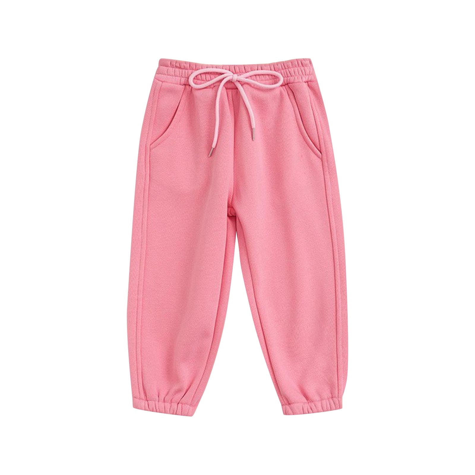 Spring Autumn Children Pants 1-10Y Girls Patchwork Lace Casual Straight Long Trousers main image 0