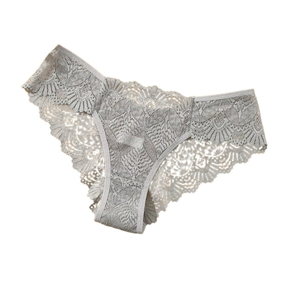 Kmdttou Clearance Under 5$!Women's Seamless Mid Waist Sexy Breathable Comfortable Hollow Out Underwear (Available in Plus Size)