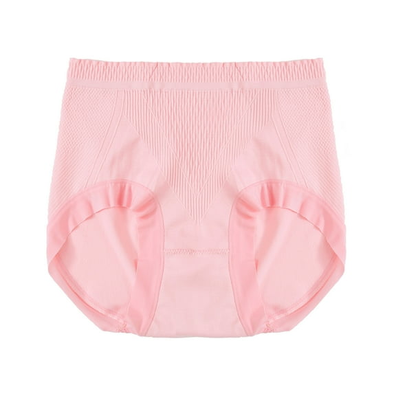 Kmdttou Cotton Underwear for Women Sexy Lace High Cut Panties Comfort Bikini Panty Stretch Underpants Breathable Ladies Briefs (Available in Plus Size) Pink-L
