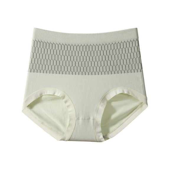 Kmdttou Cotton Underwear for Women Sexy Lace High Cut Panties Comfort Bikini Panty Stretch Underpants Breathable Ladies Briefs (Regular & Plus Size) Green-M