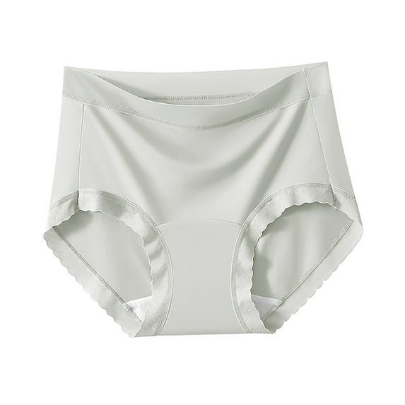 Kmdttou Cotton Underwear for Women's New Underwear Extended Cotton Crotch Thin Seamless Breathable Pants (Regular & Plus Size)