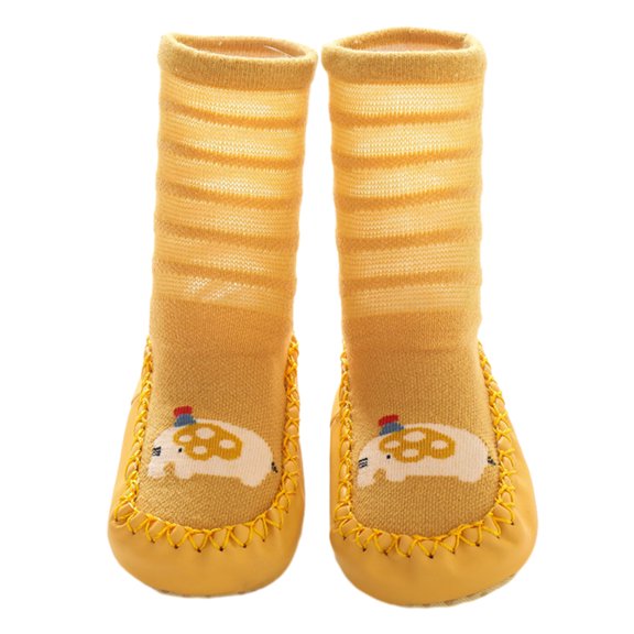 Kmdttou Floor Socks Children's Toddler Socks Cotton Breathable Non-slip Bottom Children's Socks Trampoline Socks