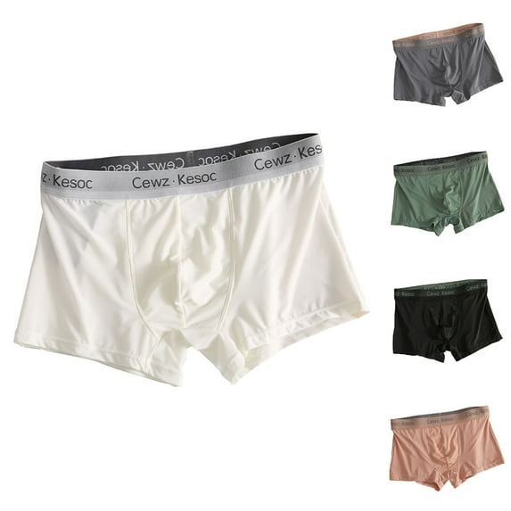 Kmdttou Men's Breathable And Comfortable Large Size Boxers Briefs Sexy Boxers Briefs on clearance (Size:L-4XL)