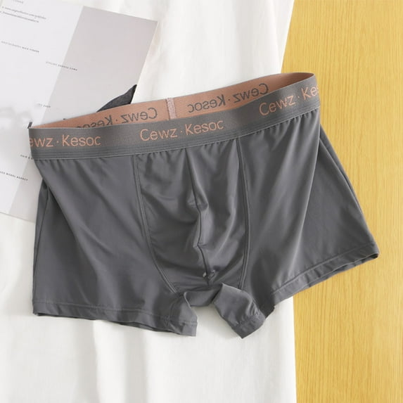 Kmdttou Men's Breathable And Comfortable Large Size Boxers Briefs Sexy Boxers Briefs on clearance (Size:L-4XL)