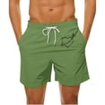 thumbnail image 1 of Kmdttou Men's Hiking Cargo Shorts 9" Lightweight Fashionable And Casual Heart-Shaped Printed Drawstring Pocket Beach Shorts for Running Casual Activewear, 1 of 4