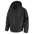 thumbnail image 1 of Kmdttou Mens Waterproof Rain jacket with Hood Packable Outdoor Hooded Windbreaker Insulated Mountain jackets Black XL, 1 of 8