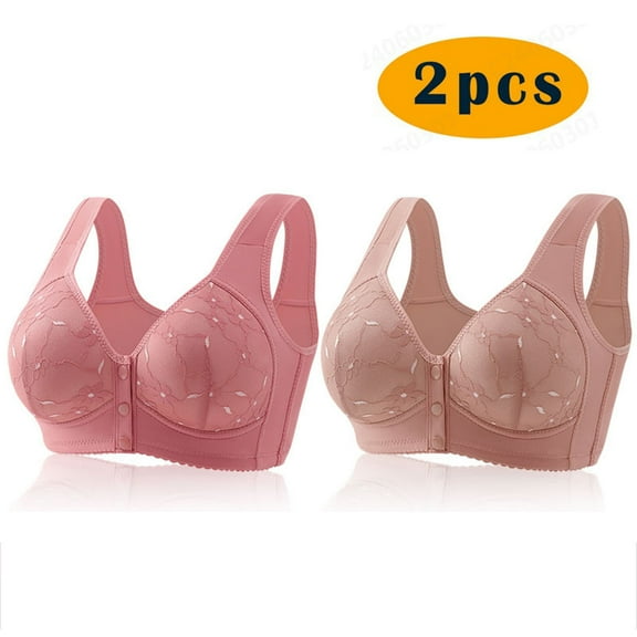 Kmdttou Mini-mizer Bras for Women Push-Up Fashion Comfortable Breastplate Lace Breathable Bra Underwear No Rims