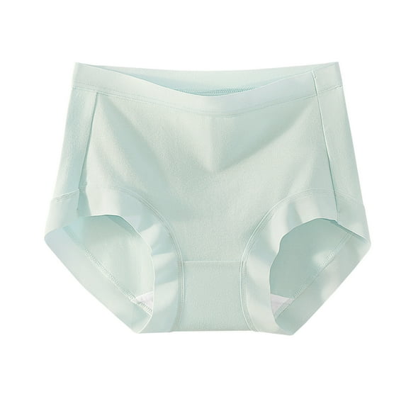 Kmdttou Panties for Women Pack Cotton Ladies Comfortable Solid Color Large Size Abdominal Panties Hight Waiste Underpants (Regular & Plus Size)