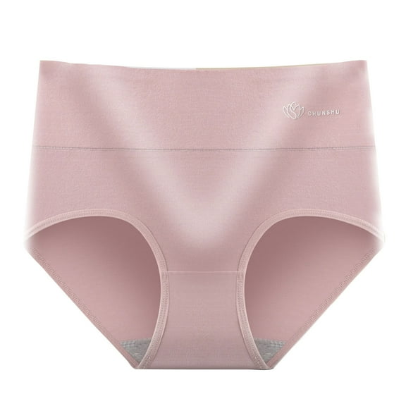 Kmdttou Panties for Women Sexy Lace High Cut Panties Comfort Bikini Panty Stretch Underpants Breathable Ladies Briefs (Available in Plus Size) Pink-L