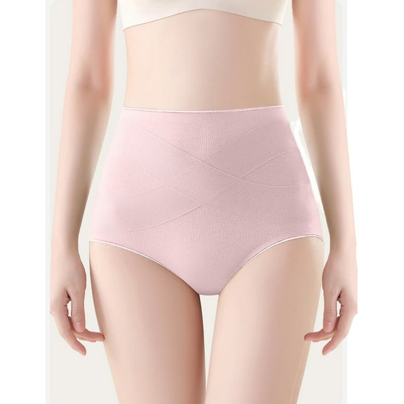 Kmdttou Panties for Women Sexy Lace High Cut Panties Comfort Bikini Panty Stretch Underpants Breathable Ladies Briefs (Regular & Plus Size) Pink-L