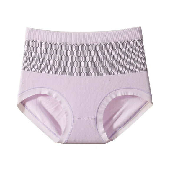 Kmdttou Panties for Women Sexy Lace High Cut Panties Comfort Bikini Panty Stretch Underpants Breathable Ladies Briefs (Regular & Plus Size) Purple-M