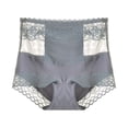 thumbnail image 1 of Kmdttou Panties for Women's Lace Abdomen Mid-rise Waist And Hip Lift Comfortable Body Breathable Underwear Briefs (Available in Plus Size), 1 of 1