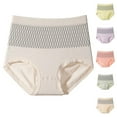 thumbnail image 1 of Kmdttou Period Underwear for Women Sexy Lace High Cut Panties Comfort Bikini Panty Stretch Underpants Breathable Ladies Briefs (Available in Plus Size) Beige-S, 1 of 4