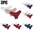 thumbnail image 1 of Kmdttou Period Underwear for Women Sexy Lace High Cut Panties Comfort Bikini Panty Stretch Underpants Breathable Ladies Briefs (Regular & Plus Size) White-2XL, 1 of 3