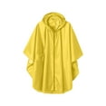 thumbnail image 1 of Kmdttou Rainproof Jacket For Women Waterproof And Lightweight Zipper Jacket Quarter Sleeve Hooded Jacket Raincoat Jacket With Pockets Yellow L, 1 of 4