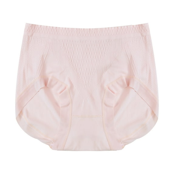 Kmdttou Seamless Underwear for Women Sexy Lace High Cut Panties Comfort Bikini Panty Stretch Underpants Breathable Ladies Briefs (Available in Plus Size) Beige-S