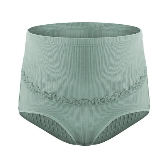 Kmdttou Seamless Underwear for Women's Lace Abdomen Mid-rise Waist And Hip Lift Comfortable Body Breathable Underwear Briefs (Available in Plus Size)