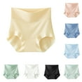 thumbnail image 1 of Kmdttou Seamless Underwear for Women's Ladies Comfortable Solid Color Large Size Abdominal Panties Hight Waiste Underpants (Regular & Plus Size), 1 of 9