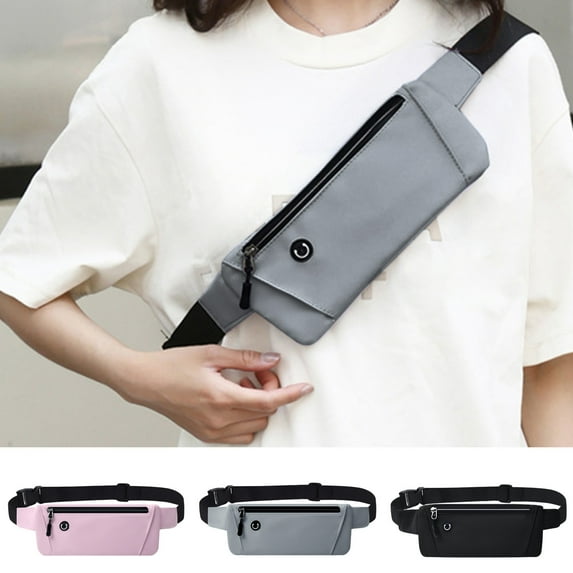 Kmdttou Sling Bag for Women Men Chest Bag Adjustable Waist Bag Outdoor Sports Shoulder Bag Messenger Bag No Pilling Suitable As A Gifts For Boyfriends Zipper Bag