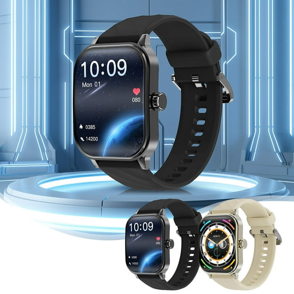 Kmdttou Smart Watch Bluetooth Call Offline Payment Step Counting Multi-functional HD Large Screen Smart Watch NFC Access Control Smart Watch