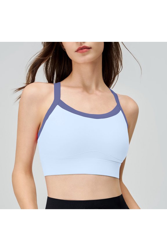 Sports Bras for Women New Shockproof Running Fitness Quick Drying Plus Size Gathered Back Yoga Sports Bra