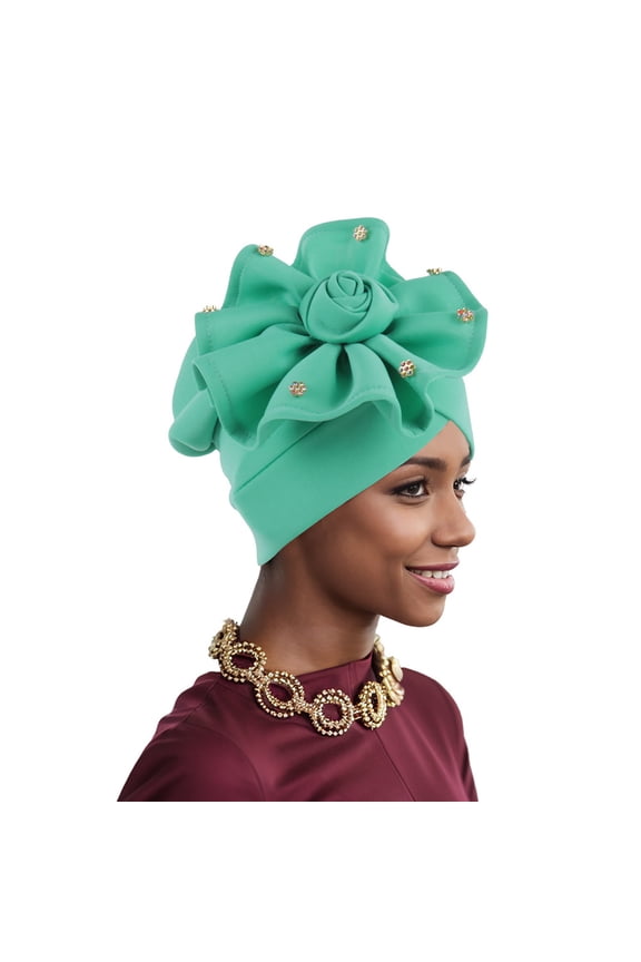 Summer 65% off Clearance! Sun Hat for Women New Trendy Air Layer Side Panel Flower Indian Hat ,