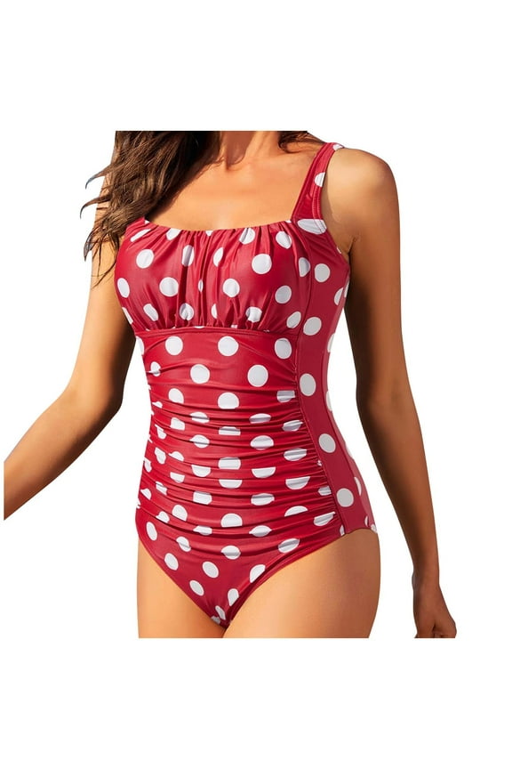 Summer 65% off Clearance! Swimwear for Women Solid Color Jumpsuit Bikini Swimsuit on Clearance!