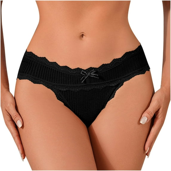 Kmdttou Summer 65% off Clearance!Women's Solid Color Patchwork Briefs Panties Underwear Knickers Bikini Underpants (Regular & Plus Size)
