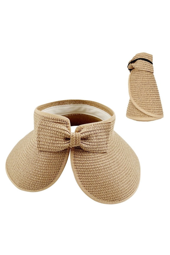 Sun Hat for Women Fashion Sun Protection Empty Top Leopard Print Cap Weave Beach Sun Hat ,Adjustable Buckle Sun Hat for Women /Men