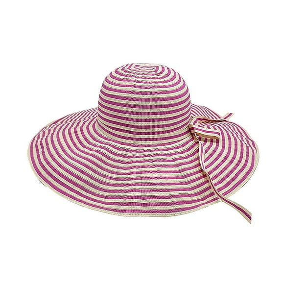 Kmdttou Sun Hat for Women Oversized Brimmed Hat Foldable Vacation Beach Hat Large Sun Protection And Shading Hat ,UPF50+ Wide-Brim Sun Hat