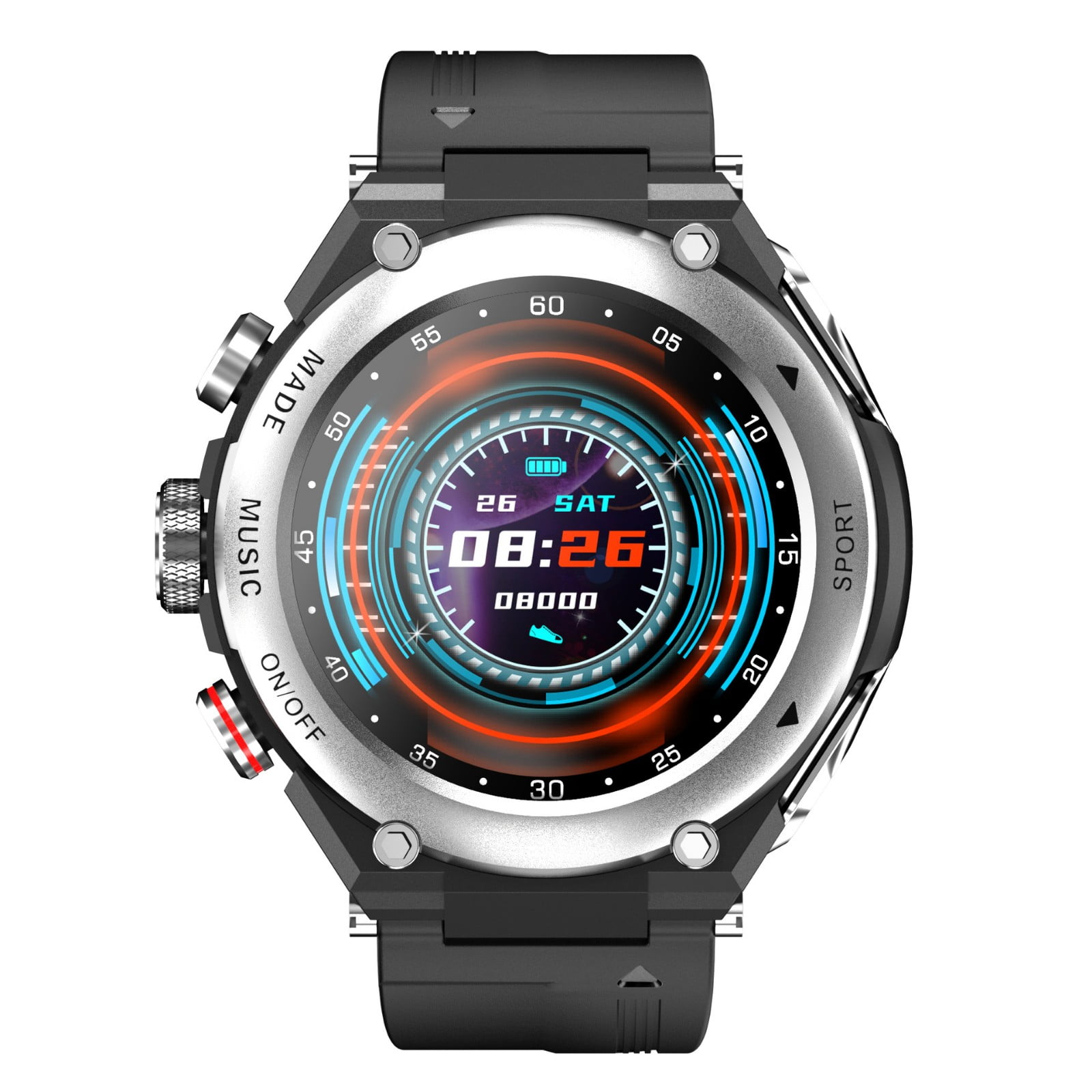 Kmdttou T92 Smartwatch With Earbuds MP3 Bluetooth Earphones 3in1 1.28