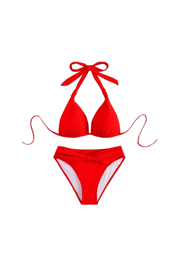 Tankinis Swimsuits for Women Ms. Europe And America Bikini Appeal Stick In The Mud Split Swimwear Swimwear Summer 65% off Clearance!