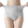 thumbnail image 1 of Kmdttou Womens Underwear Sexy Lace High Cut Panties Comfort Bikini Panty Stretch Underpants Breathable Ladies Briefs (Available in Plus Size) Gray-2XL, 1 of 5