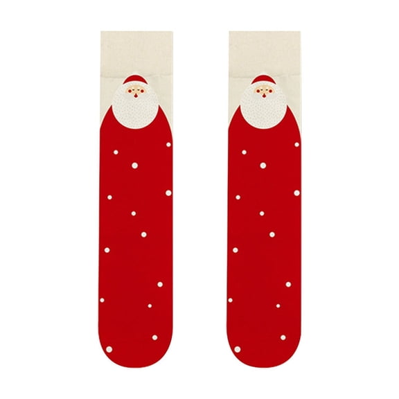 Kmdttou Unisex Adult Hidden Comfort Christmas Men's And Women's Fall/Winter New Adult Medium Embroidery Socks