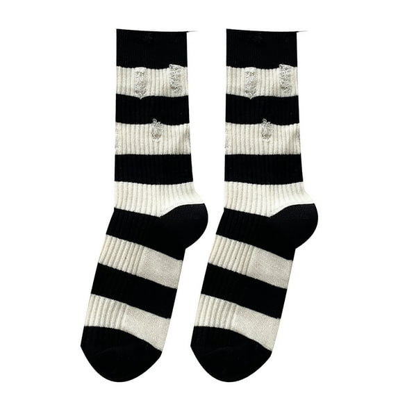 Kmdttou Unisex Adult Hidden Comfort Striped Perforated Socks Beggar Socks Fashionable And Comfortable Socks