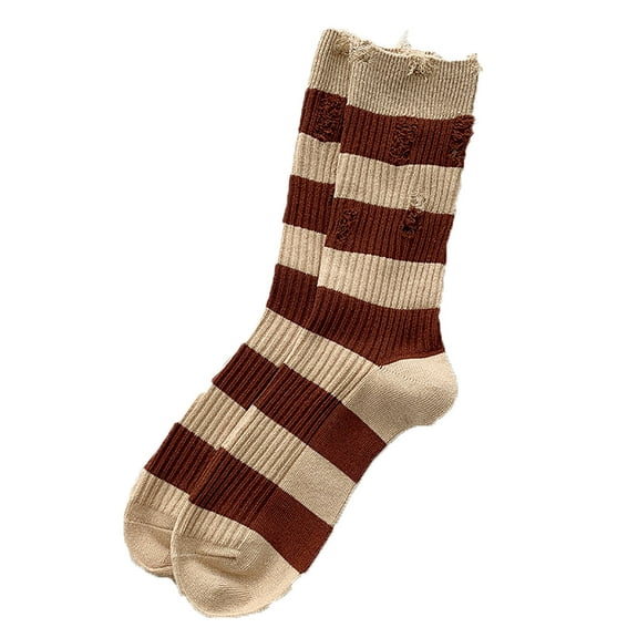 Kmdttou Unisex Adult Hidden Comfort Striped Perforated Socks Beggar Socks Fashionable And Comfortable Socks