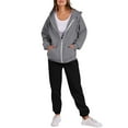 thumbnail image 1 of Kmdttou Up to 30% off! 2PCS Outfits Women's Sports Tracksuits Long Sleeve Pullover Hoodies Sweatshirt And Sweatpants Fall Winter Suit on Clearance!, 1 of 8