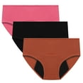 thumbnail image 1 of Kmdttou Up to 30% off!Women's 3PC Menstrual Leak Proof Menstrual Panties Cotton Physiological Underpants (Available in Plus Size), 1 of 8