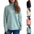 thumbnail image 1 of Kmdttou Up to 40% off! Women's Loose Knit Sweater Long Sleeve Top/Shirt on Clearance!, 1 of 7