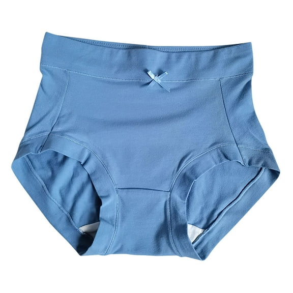Kmdttou Up to 50% off!Women's Ladies Comfortable Solid Color Large Size Abdominal Panties Hight Waiste Underpants (Regular & Plus Size)