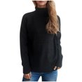 thumbnail image 1 of Kmdttou Up to 50% off! Women's Loose Knit Sweater Long Sleeve Top/Shirt on Clearance!, 1 of 5