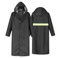 thumbnail image 1 of Kmdttou Women And Men's 2PC Outdoor Long Sleeved Hooded Raincoat for Adults Waterproof Lightweight Rain Coat for Men Women Reusable Rain Jacket for Emergency Outdoor Black XL, 1 of 8