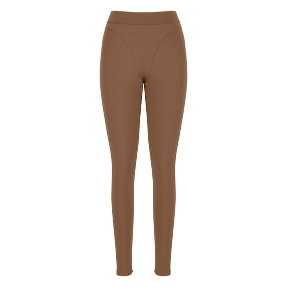 Kmdttou Women's High Waisted Leggings for Women New Solid Color Fast Drying High Elasticity Sports Lifting Buttocks Tight Abdominal Fitness Leggings Yoga Pants