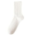 thumbnail image 1 of Kmdttou Women's Long Socks Comfortable Fashion Trend All-Match Socks Casual Soft Lightweight Quarter Socks, 1 of 5