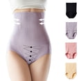 thumbnail image 1 of Kmdttou Women's Plus Size Underwear Female High Waist Waist Tight Hip Lifting Underwear Cotton Postpartum Waist Tight Strong Waist Tight Pants (Available in Plus Size), 1 of 7