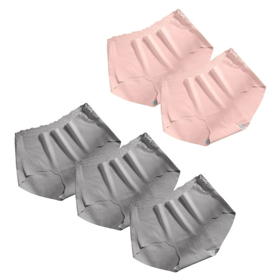 Kmdttou Women's Plus Size Underwear Sexy Comfortable And Traceless Hip Wrap Triangular Solid Color Underwear (Regular & Plus Size)